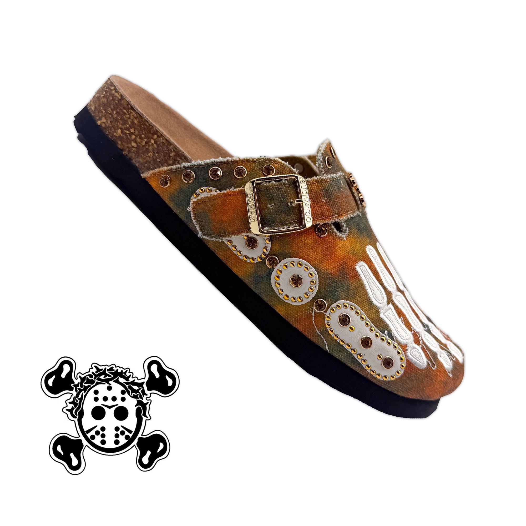 Octavious Marks "Friendship" Unisex Clog - BROWN